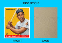 Hank Aaron 1933 Goudey Custom Card - 3662