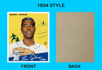 Hank Aaron 1934 Goudey Custom Card - 3710