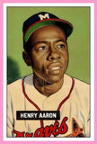 Hank Aaron 1951 Bowman Custom Card - 4007