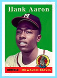 Hank Aaron 1958 Topps Custom Card - 4108