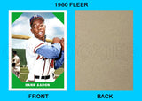 Hank Aaron 1960 Fleer Custom Card - 4192