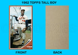 Hank Aaron 1962 Topps Tall Boy Custom Card - 4636