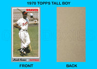 Hank Aaron 1970 Topps Tall Boy Custom Card - 4645