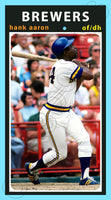 Hank Aaron 1971 Topps Tall Boy Custom Card - 4653