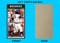 Hank Aaron 1971 Topps Tall Boy Custom Card - 4653