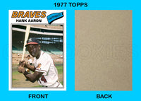 Hank Aaron 1977 Topps Custom Card - 4875