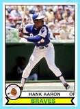 Hank Aaron 1979 Topps Custom Card - 4911