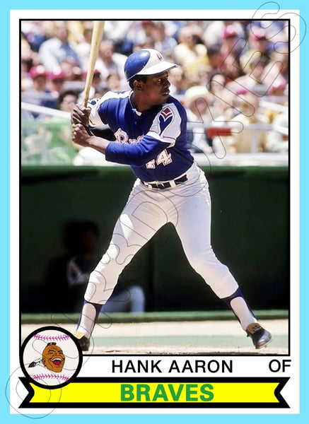 Hank Aaron 1979 Topps Custom Card - 4911