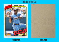 Hank Aaron 1980 Topps Custom Card - 4922