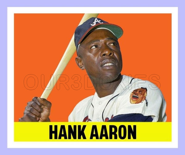 Hank Aaron 1948 Leaf Custom Card - 3880