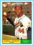 Hank Aaron 1961 Topps Reproduction Card - 4245