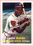 Hank Aaron 1957 Topps Reproduction Card - 4079