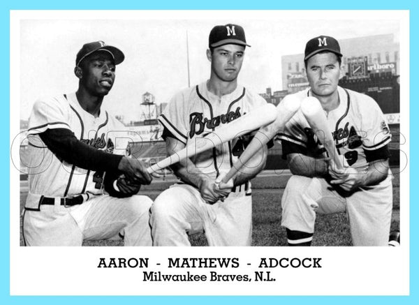 Aaron Mathews Adcock 1947 Tip Top Bread Custom Card - 3808