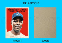 Hank Aaron 1914 Cracker Jack Custom Card - 3648