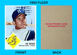 Joe Adcock 1963 Fleer Reproduction Card - 4307