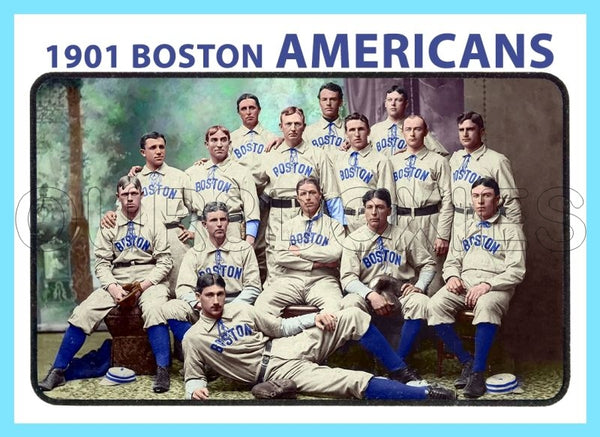 1901 Boston Americans 1973 Topps Custom Card - 4772