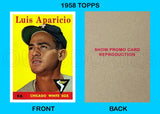 Luis Aparicio 1958 Topps Reproduction Card - 4111
