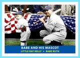 Babe Ruth and Mascot 1958 Topps Custom Card - 4112