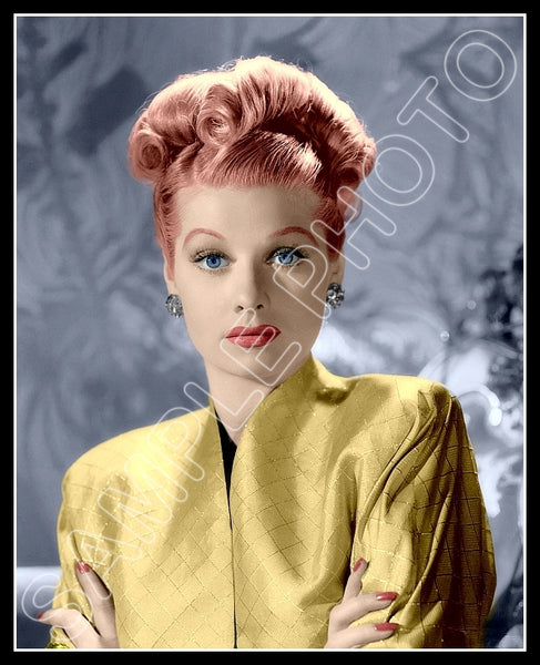 Lucille Ball Colorized 8X10 Photo - Lucy - 3626