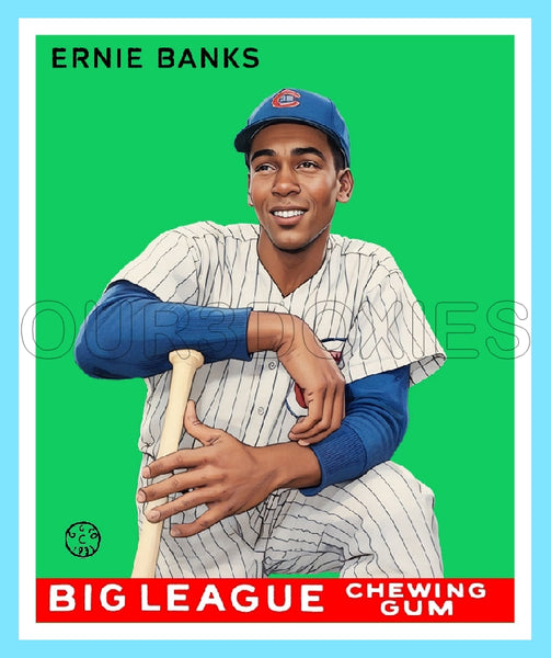 Ernie Banks 1933 Goudey Custom Card - 3663