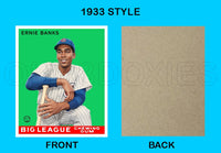 Ernie Banks 1933 Goudey Custom Card - 3663