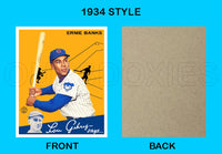 Ernie Banks 1934 Goudey Custom Card - 3711