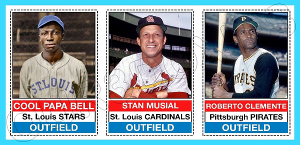 Clemente Musial Bell 1976 Hostess Panel #1 Custom Card - 4723