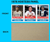 Clemente Musial Bell 1976 Hostess Panel #1 Custom Card - 4723