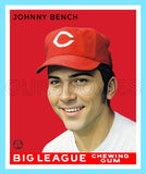 Johnny Bench 1933 Goudey Custom Card - 3664
