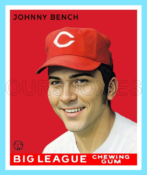 Johnny Bench 1933 Goudey Custom Card - 3664