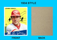 Johnny Bench 1934 Goudey Custom Card - 3712