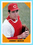 Johnny Bench 1960 Fleer Custom Card - 4193