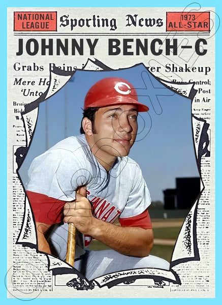 Johnny Bench 1961 Topps AS Custom Card - 4248
