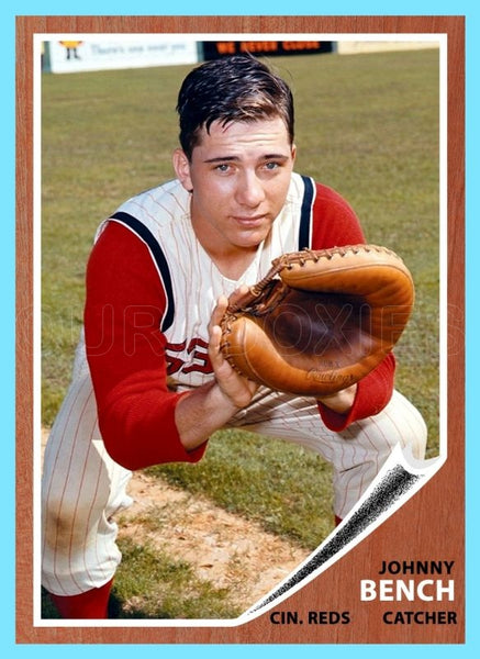 Johnny Bench 1962 Topps Custom Card - 4285