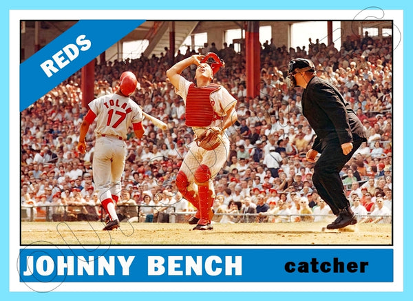 Johnny Bench 1966 Topps Custom Card - 4438