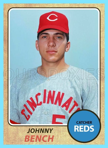 Johnny Bench 1968 Topps Custom Card - 4498