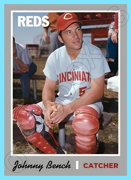 Johnny Bench 1970 Topps Custom Card - 4549
