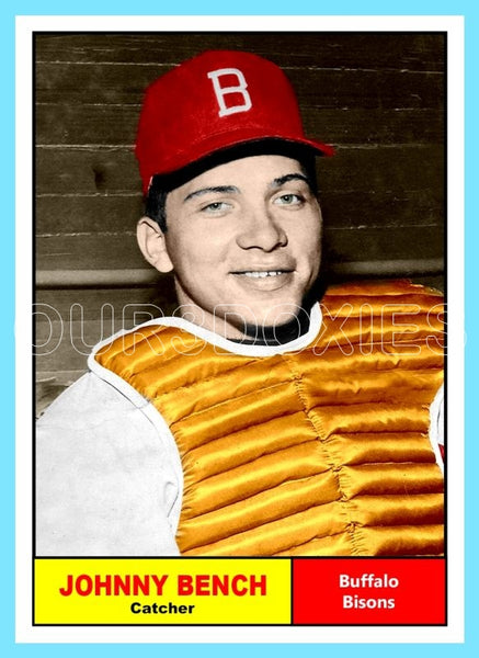 Johnny Bench 1961 Topps Custom Card - 4249