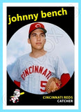 Johnny Bench 1959 Topps Custom Card - 4154