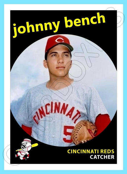 Johnny Bench 1959 Topps Custom Card - 4154