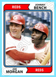 Johnny Bench Joe Morgan 1974 Topps Custom Card - 4800