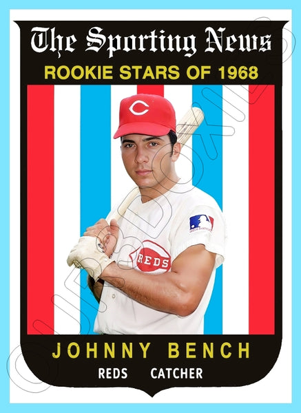 Johnny Bench 1959 Topps AS Custom Card - 4153