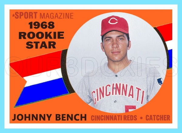 Johnny Bench 1960 Topps RS Custom Card - 4184