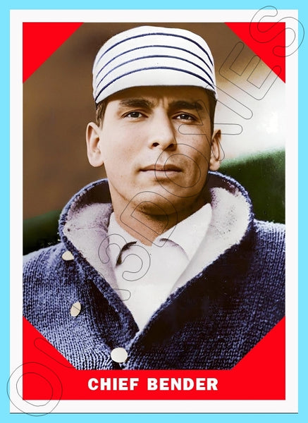 Chief Bender 1960 Fleer Custom Card - 4194