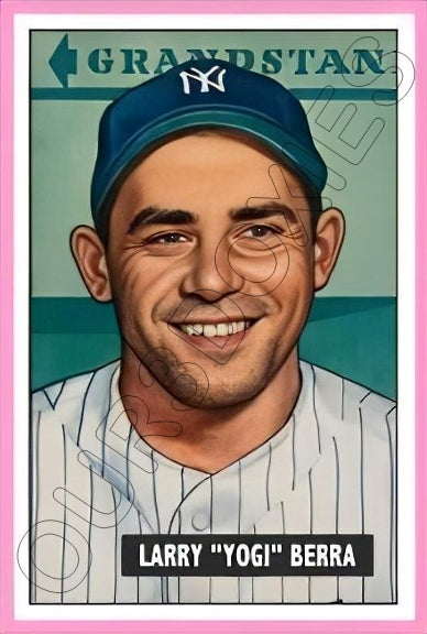 Yogi Berra 1951 Bowman Reproduction Card - 4009
