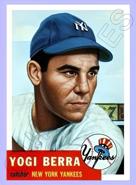 Yogi Berra 1953 Topps Reproduction Card - 4037