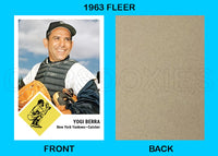 Yogi Berra 1963 Fleer Custom Card - 4313