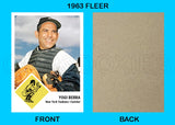Yogi Berra 1963 Fleer Custom Card - 4313
