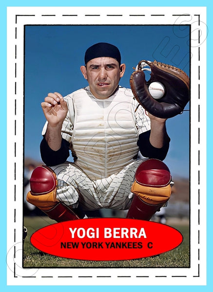 Yogi Berra 1971 Bazooka Custom Card - 4661