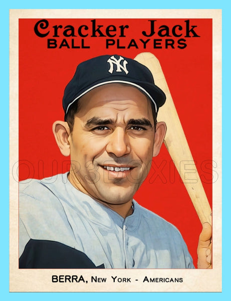 Yogi Berra 1914 Cracker Jack Custom Card - 3650